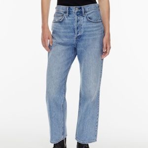Denim Forum The Joni High Rise Loose High-waisted loose jeans - Short